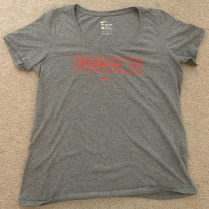 Gray Nike T-Shirt